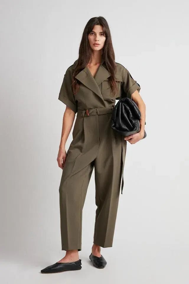 Camilla and Marc Amaia Jumpsuit Green Size 6 photo 2