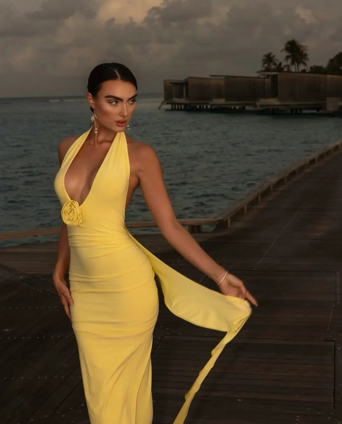 Melani the Label Arabella Dress Butter Yellow Size XS / AU 6 photo 3