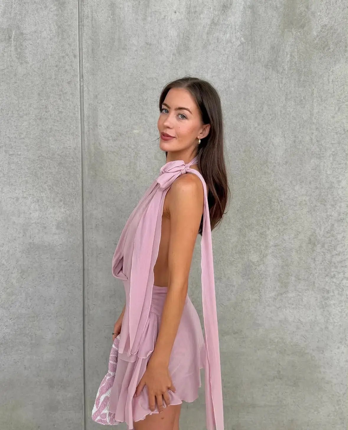 DŽO Louise Dress Dusty Pink Size XS / AU 6 photo 6