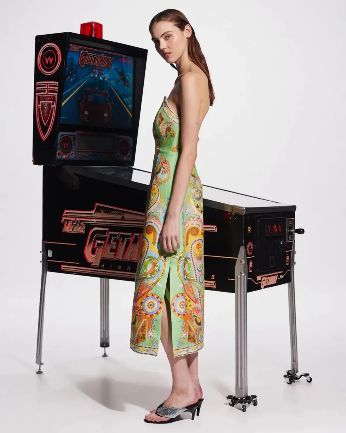 Alemais Pinball Bodice Dress Multi Size AU 8 photo 2