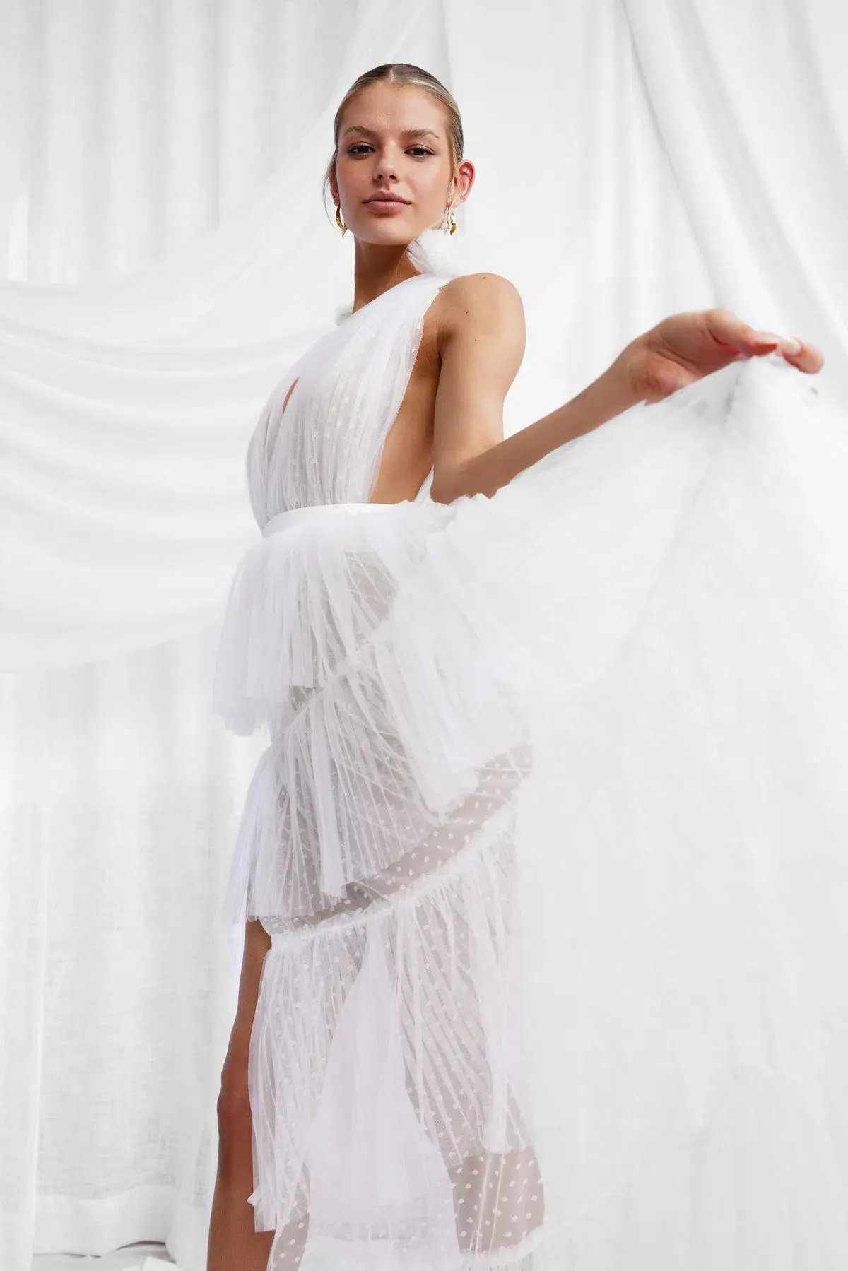 Lexi Zendaya Dress White Size 8 photo 2