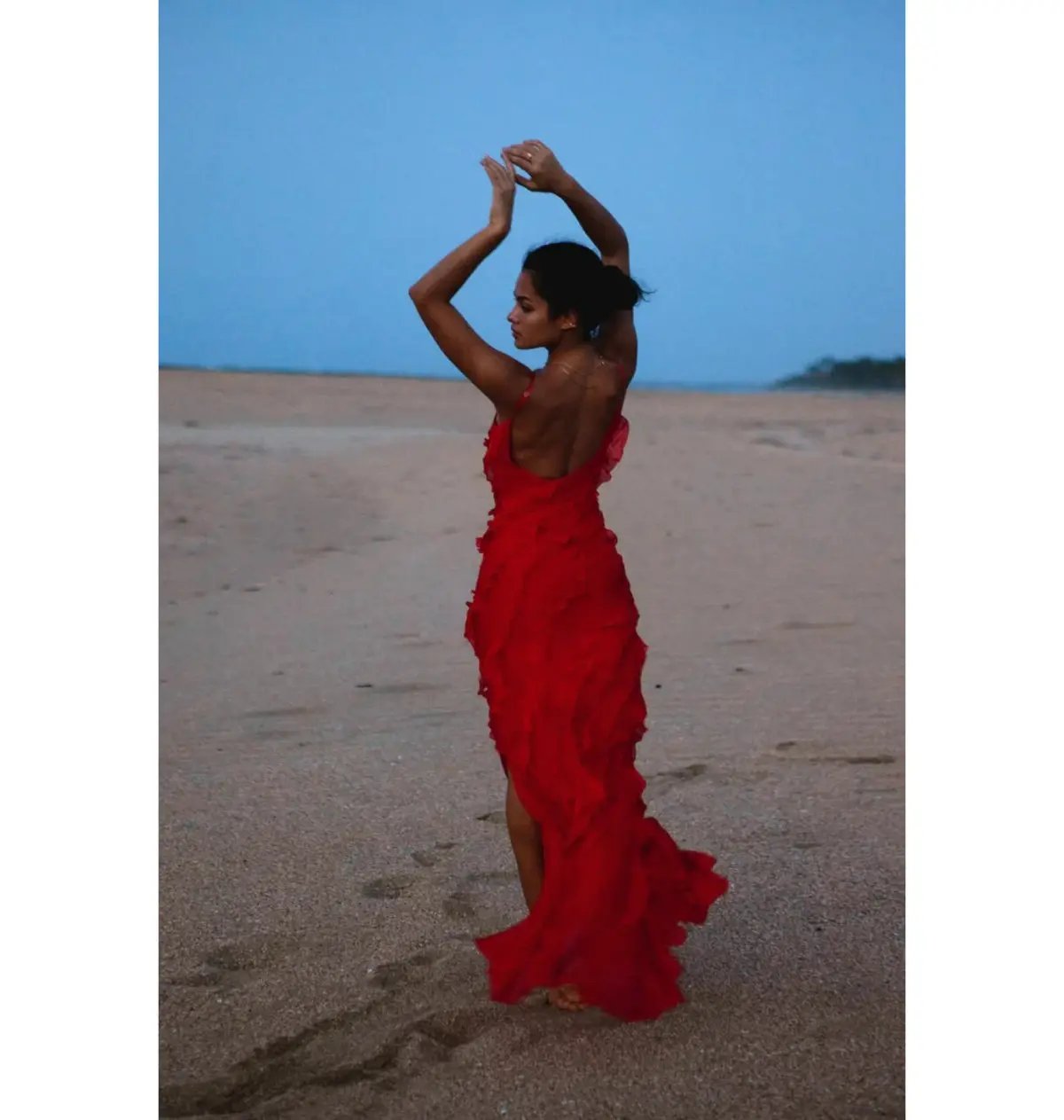 Rat & Boa Cecelia Dress Red Size M / AU 10 photo 3