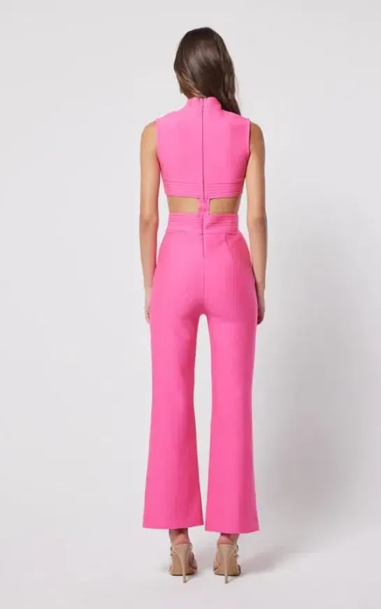 Elliatt Lambley Jumpsuit Pink Size 10 / M photo 2