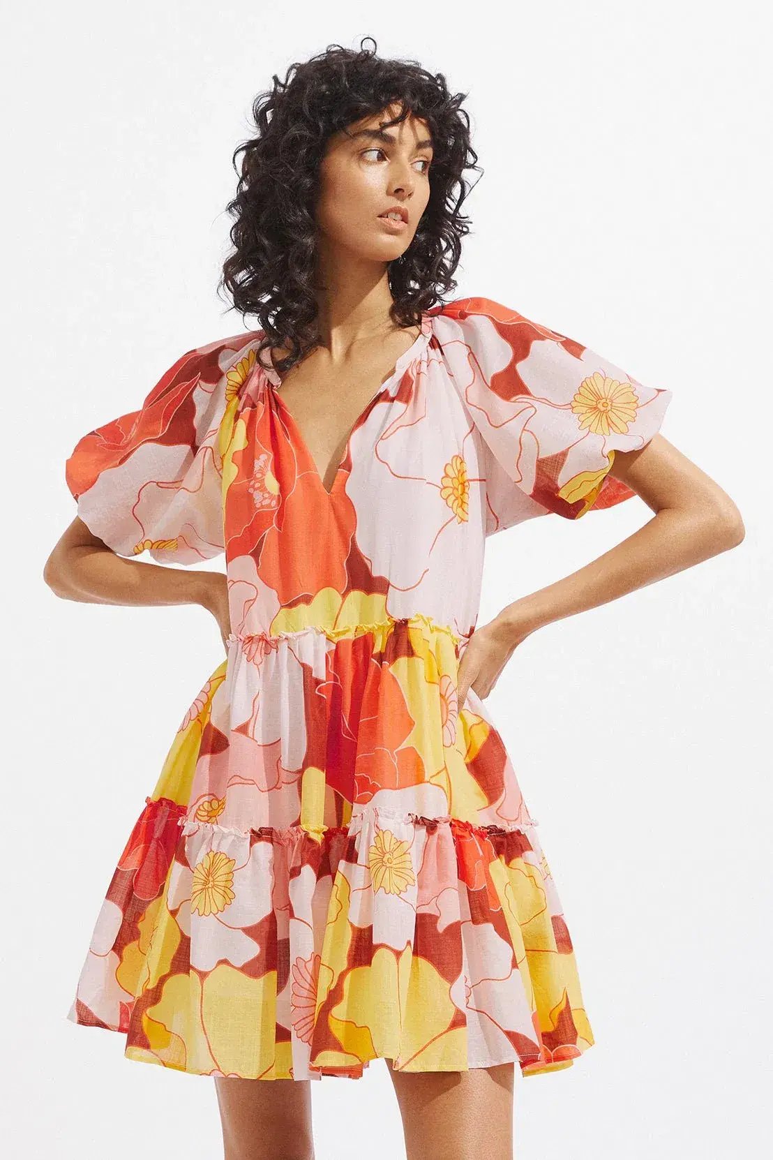 Steele Helio Dress Print Size XS photo 6