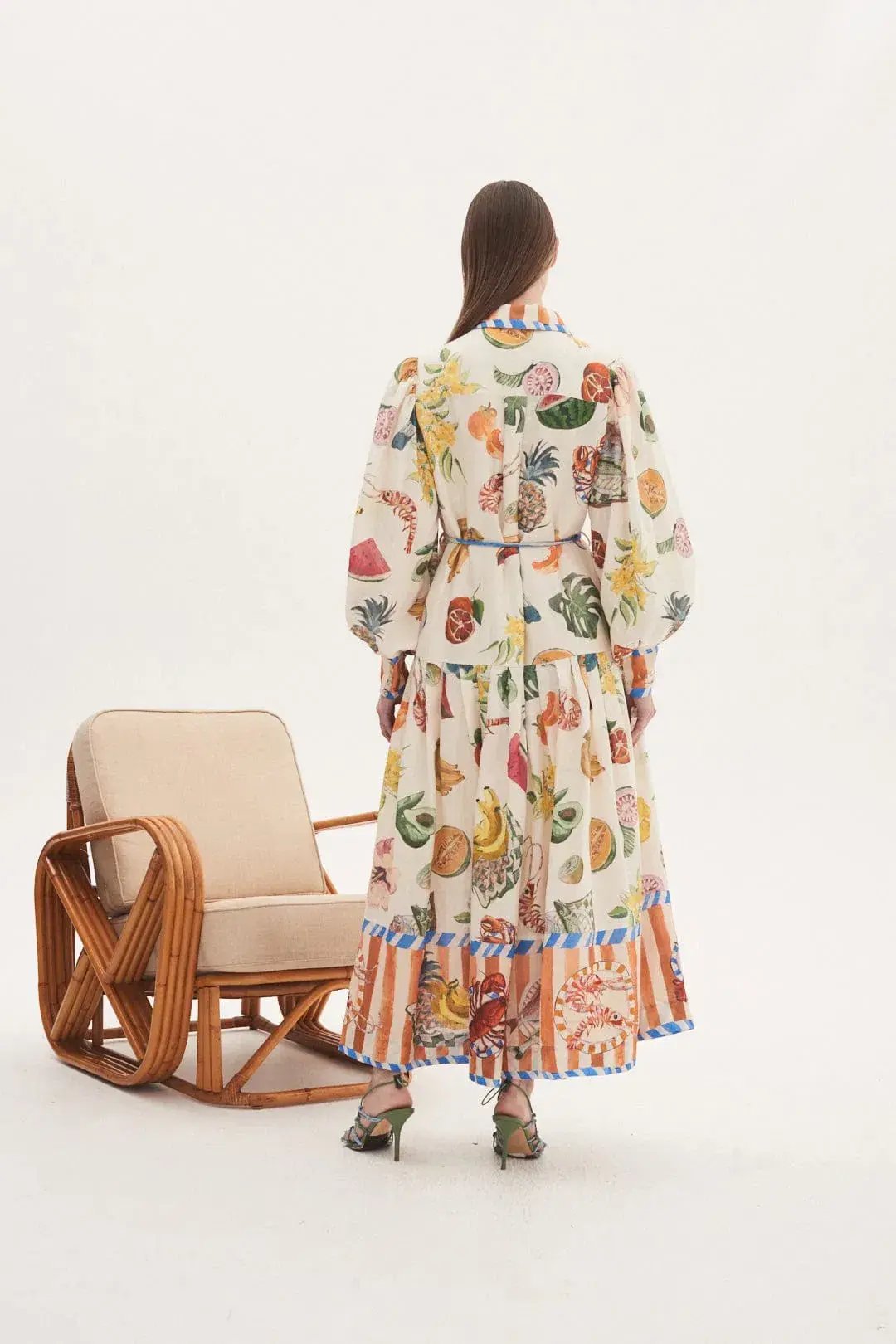 Alemais Theo Shirtdress Multi Size AU 14 photo 3