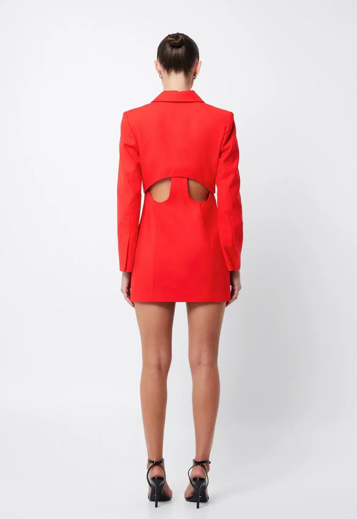Mossman Bare Minimum Blazer Dress Red Size 10 photo 3