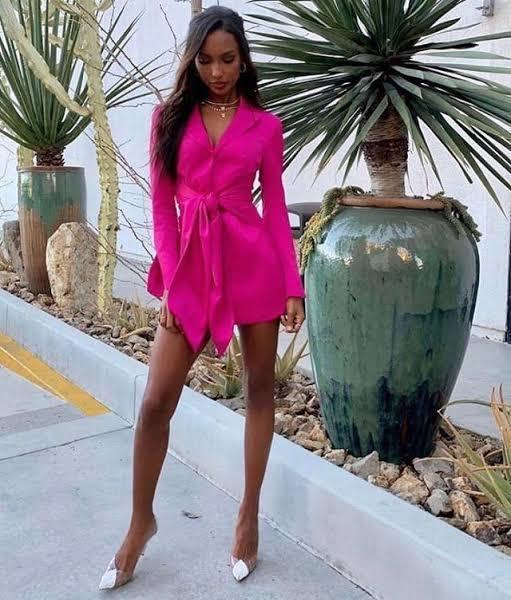 MISHA Teagan Dress Pink Size 8/S photo 3