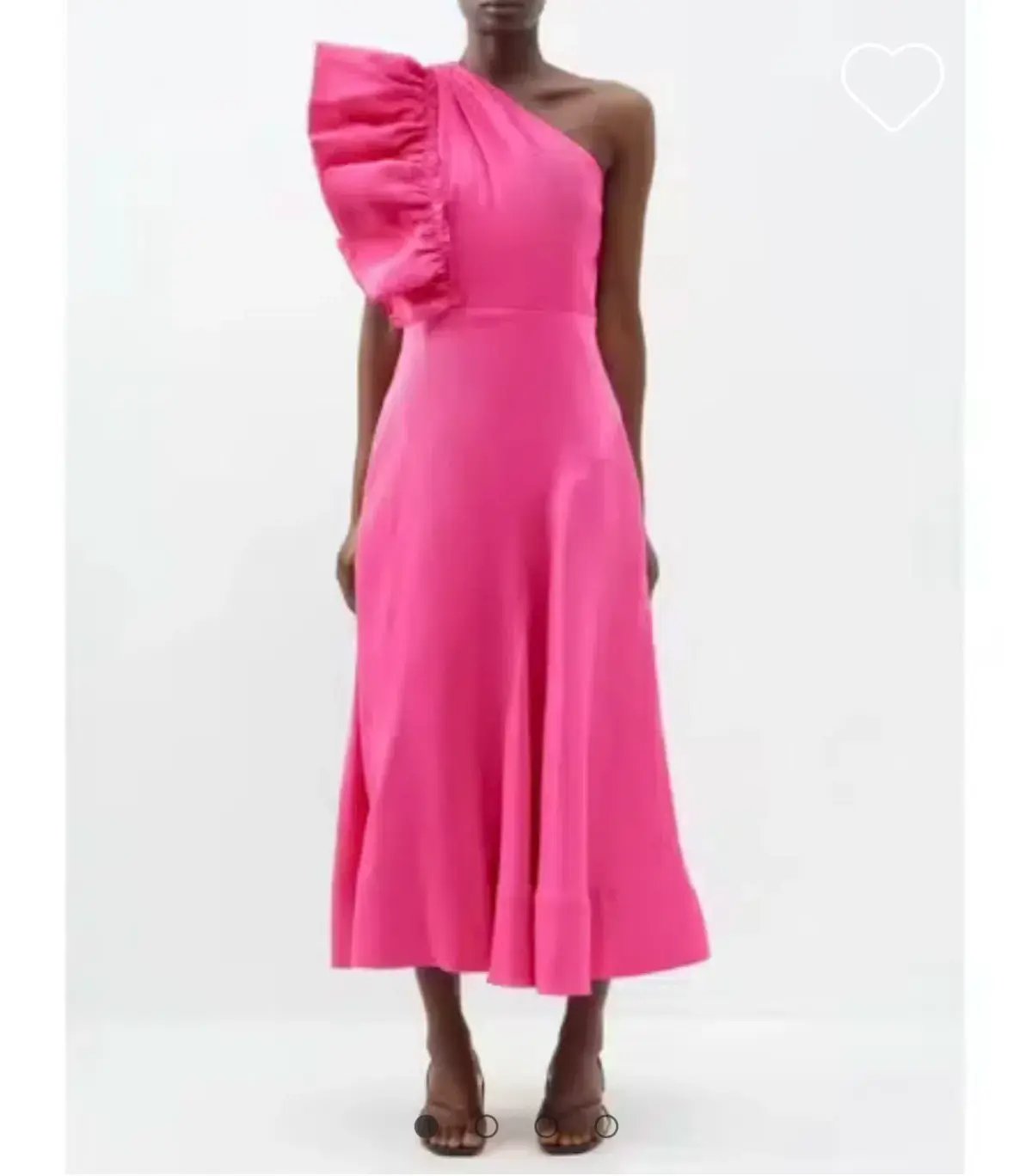 AJE Bonjour Asymmetric Midi Dress Fuschia Pink Size 16 photo 6