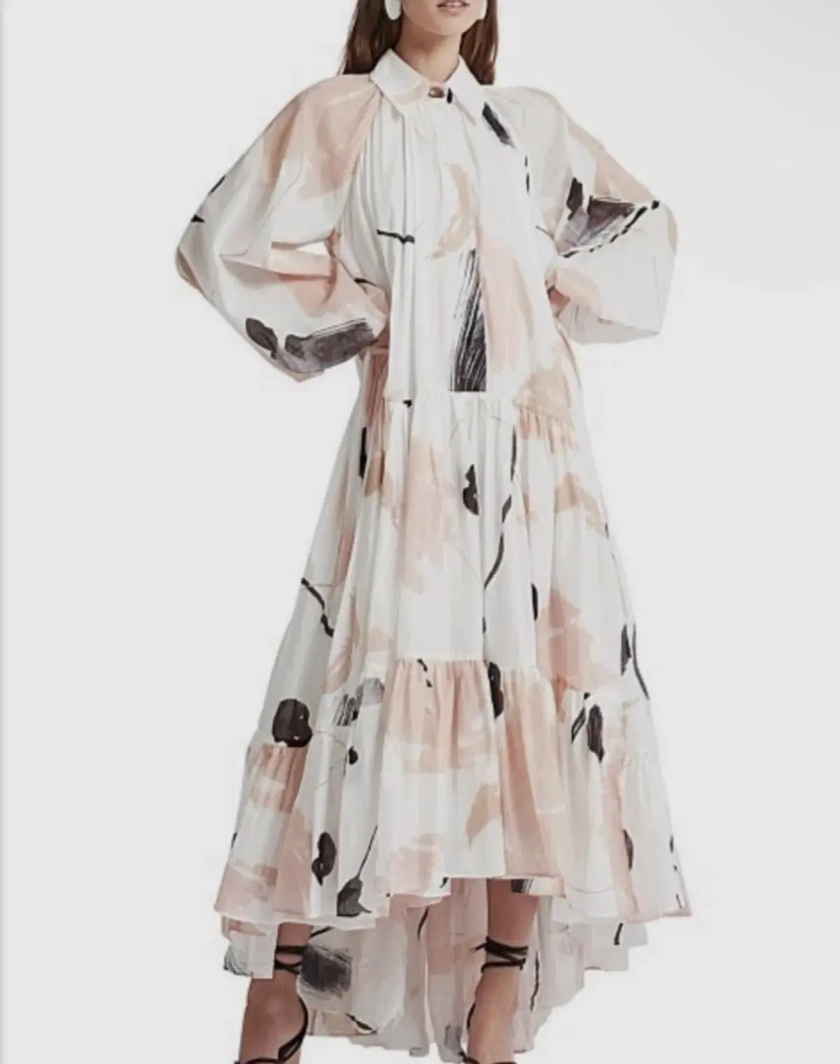 AJE SERENITY SMOCK MAXI DRESS photo 2
