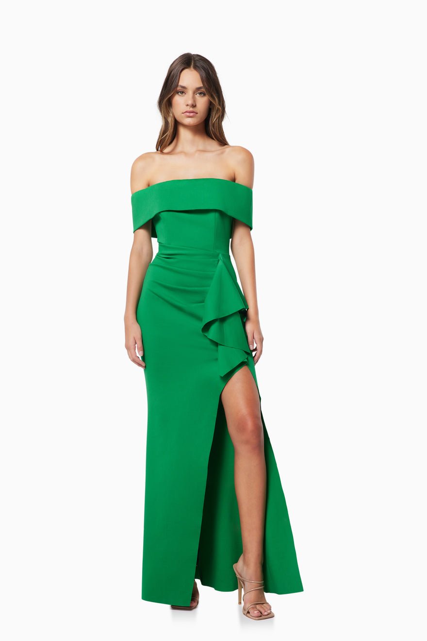 Elliatt Sakura Gown - Green photo 4