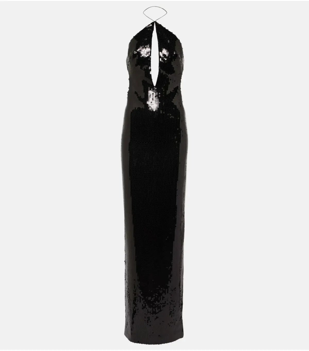 Maelle Paris Elsa Maxi Sequin Gown Black Size S / AU 8 photo 7