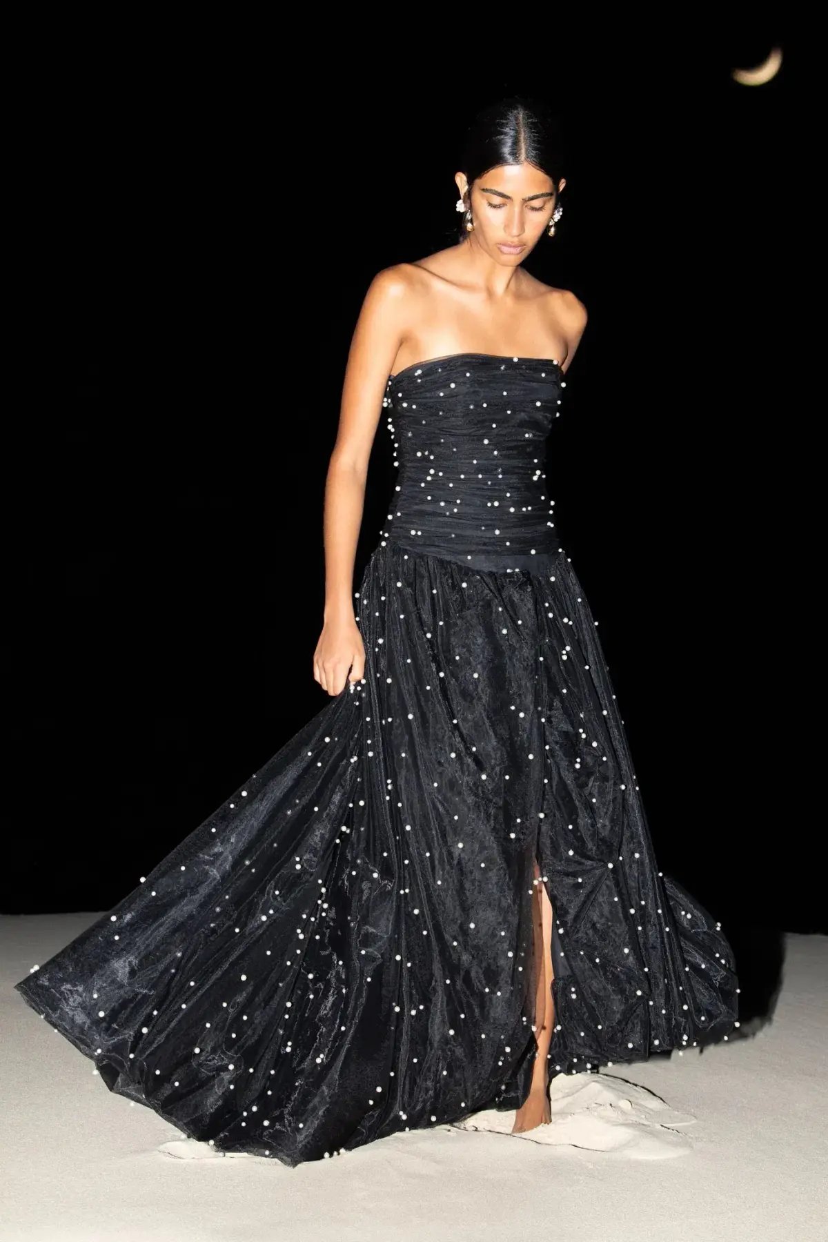 Aje Juniper Gown Black Size AU 8 photo 6