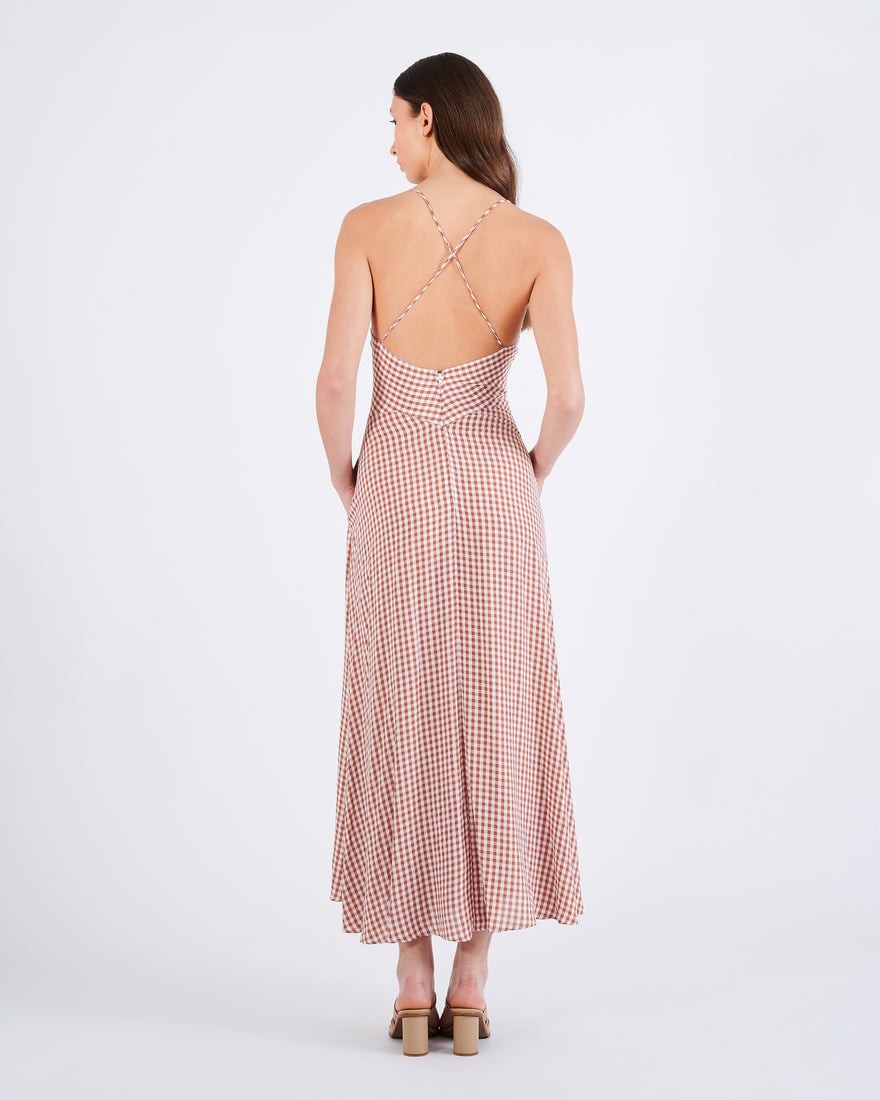 Scanlan Theodore Gingham Strappy Dress photo 4