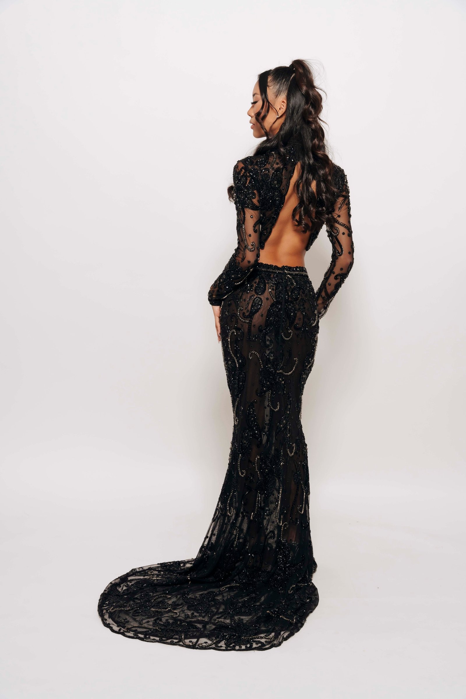 SCARLETTE 2PC BY MY SECRET WARDROBE BLACK photo 3