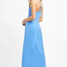 Kookai Clarissa Midi Dress Blue Size 8 photo 2