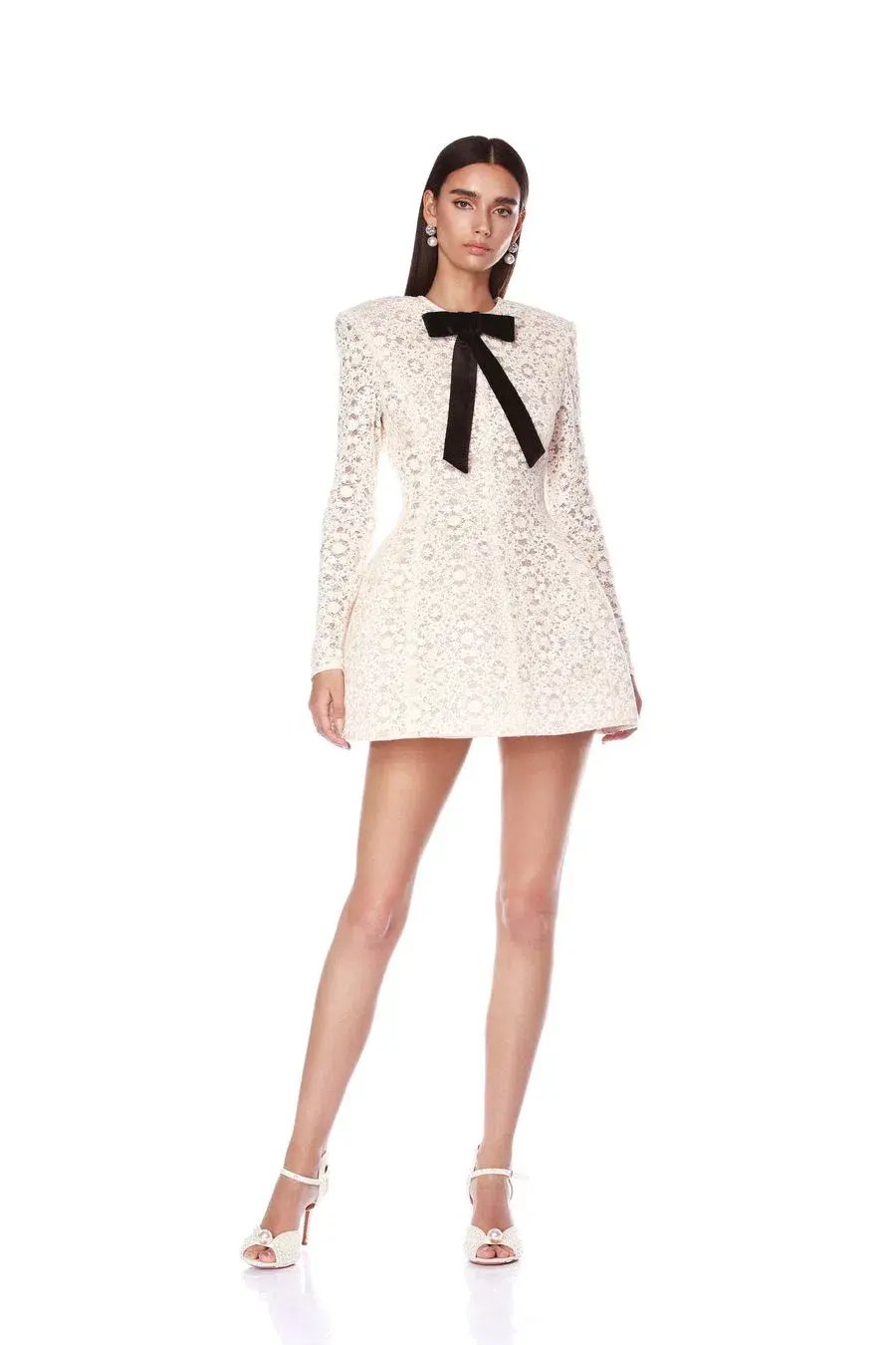 Bronx and Banco Courtney Mini Dress White Size 8 photo 2