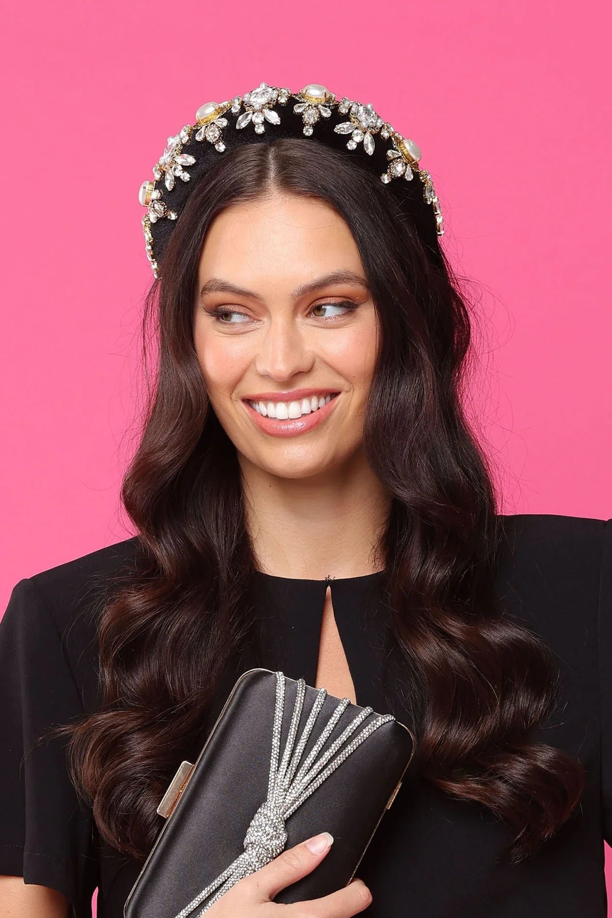 MORGAN & TAYLOR OPHELIA HEADBAND - BLACK photo 2