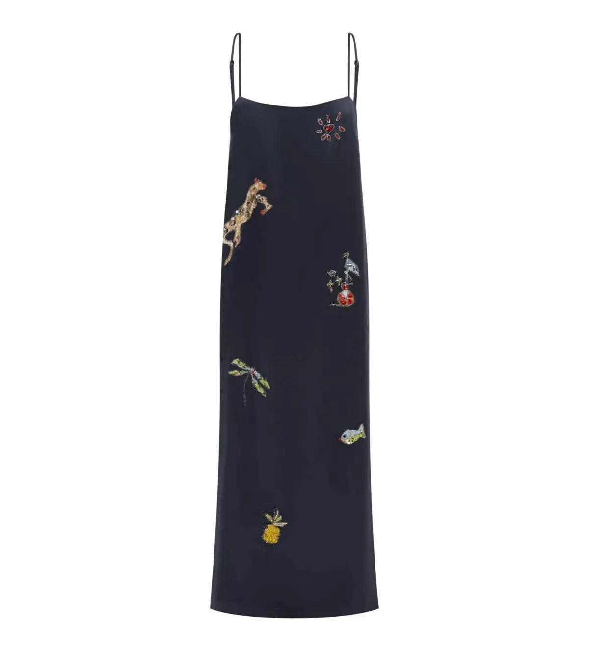 Alémais Fontaine Slip Midi Dress Print Size 6 photo 2