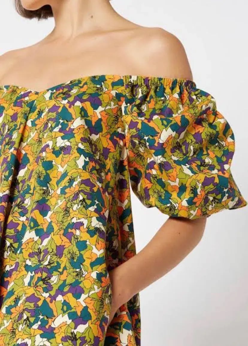 Scanlan Theodore Trapeze Dress Print Size 6 photo 2