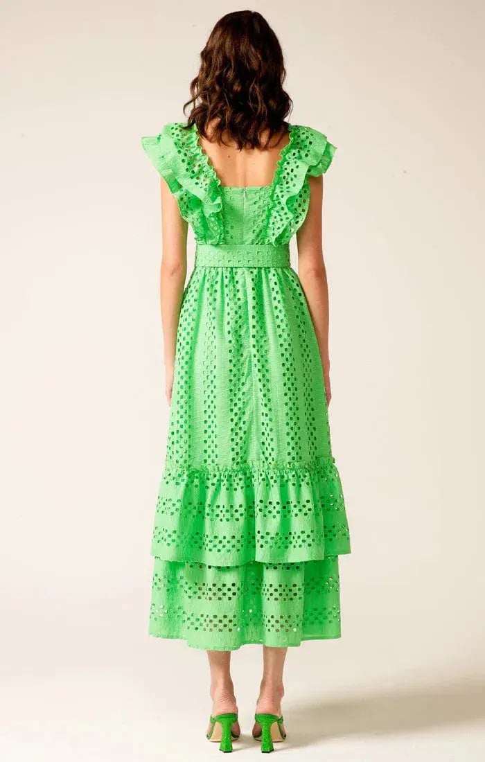 Sacha Drake Waikiki Midi Beach Dress Green Size 14 photo 2