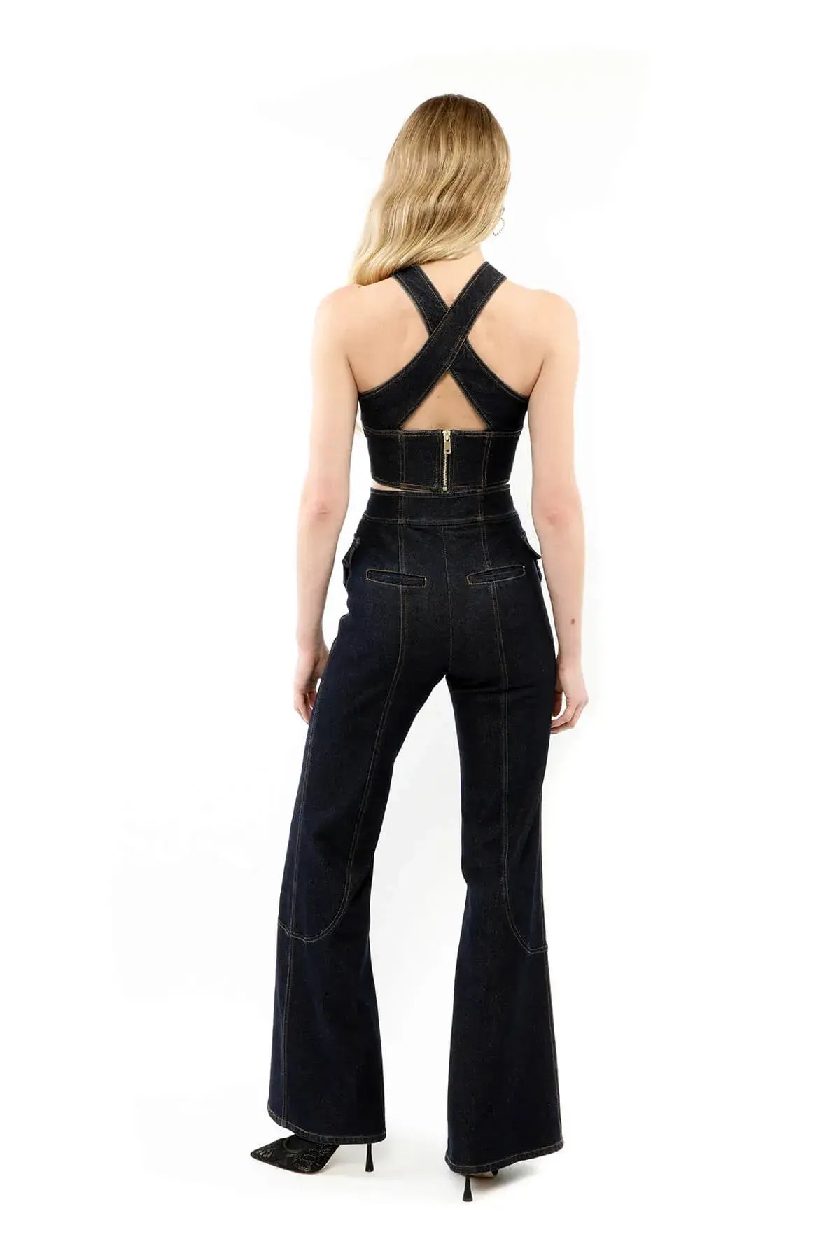 ALICE By Alice McCall Curtis Jean Denim Size 12 photo 3