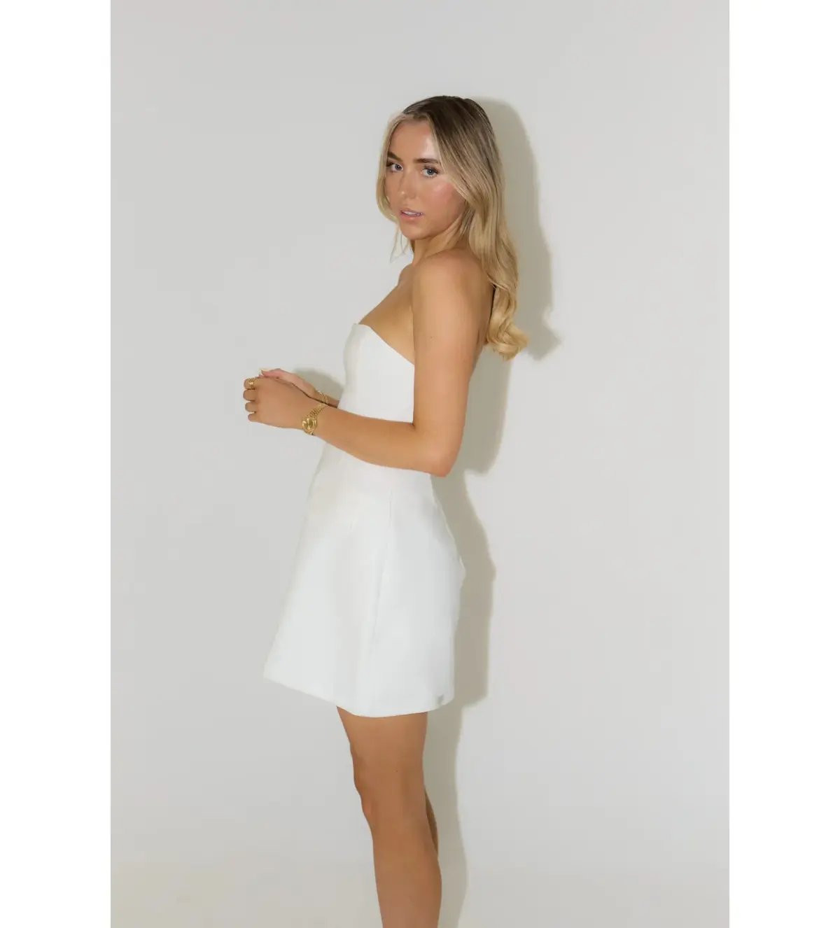 Odd Muse The Ultimate Muse Strapless Dress in White Size S / AU 8 photo 2