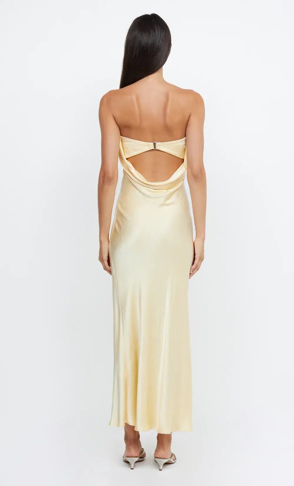 Bec & Bridge Moondance Strapless Dress Ice Yellow Size 6 photo 2