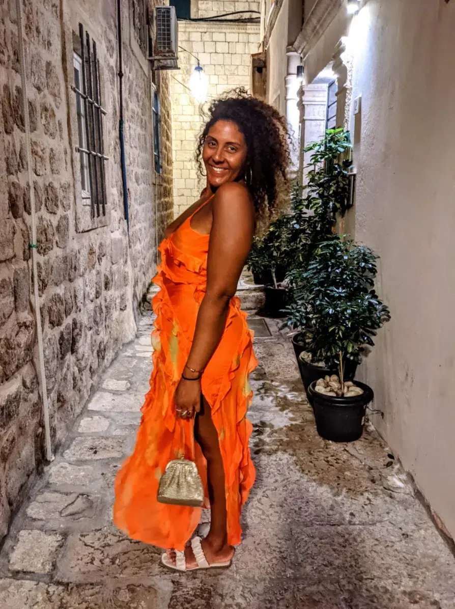 Rat & Boa Rio Maxi Dress Orange Size L / AU 12 photo 2