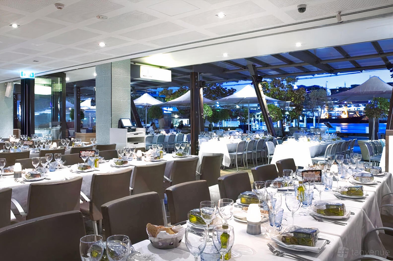 Indoor & Outdoor Dining Area at Georges Mediterranean Restaurant photo 13