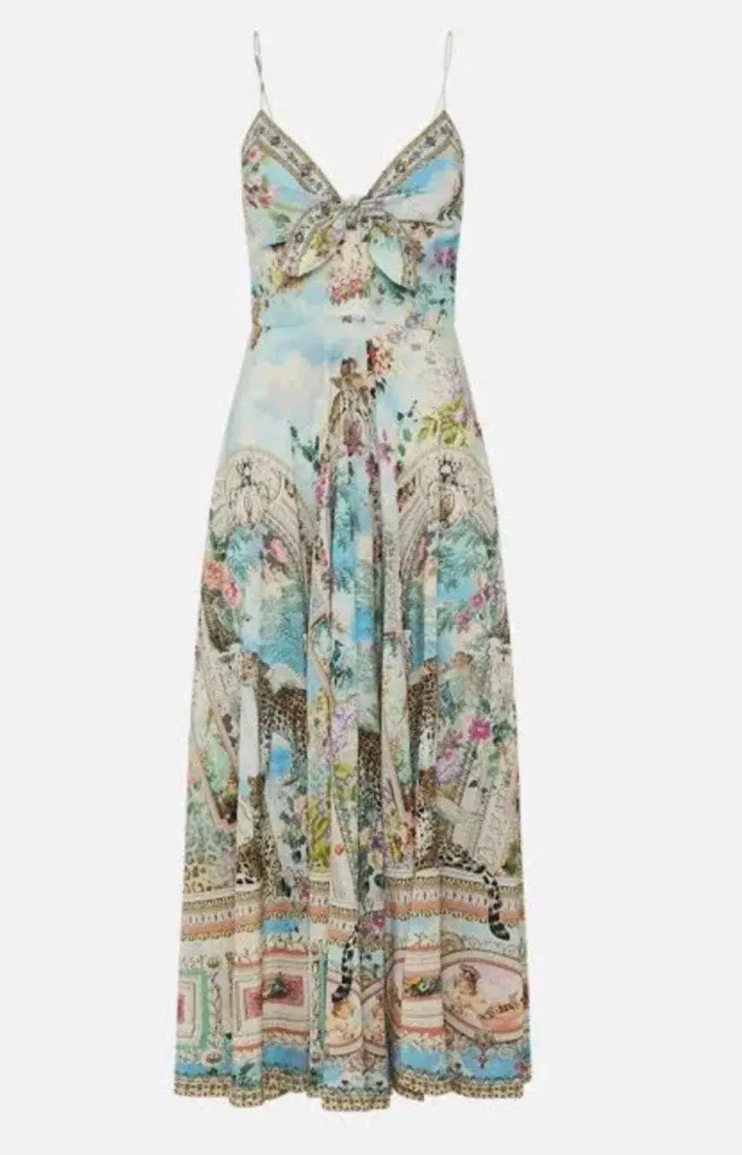 Camilla Long Dress Tie Front We Always Have Alexandria Size M/ AU 12 photo 3