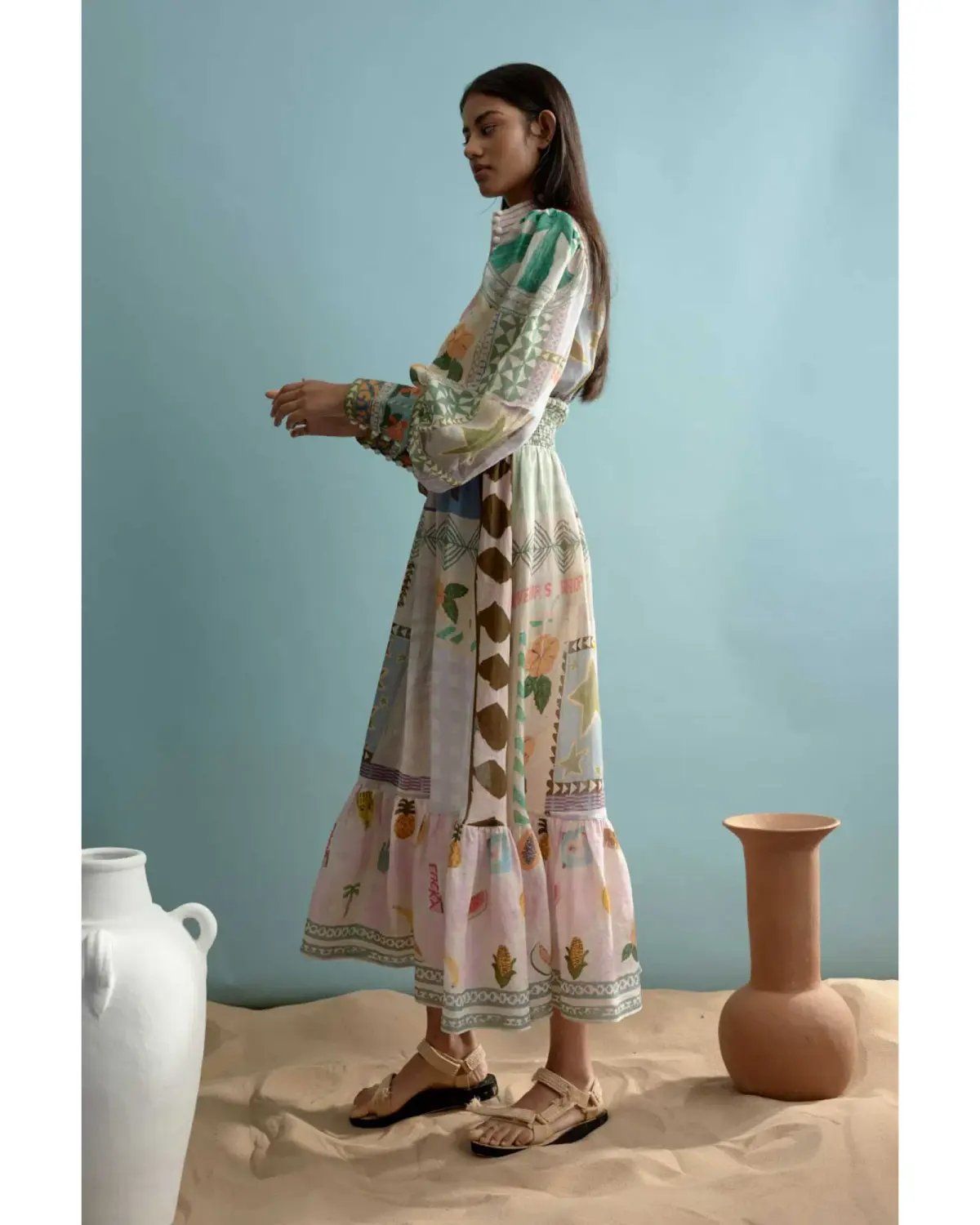 Alemais Emma Gale Shirtdress Multi Size 12/XL photo 2