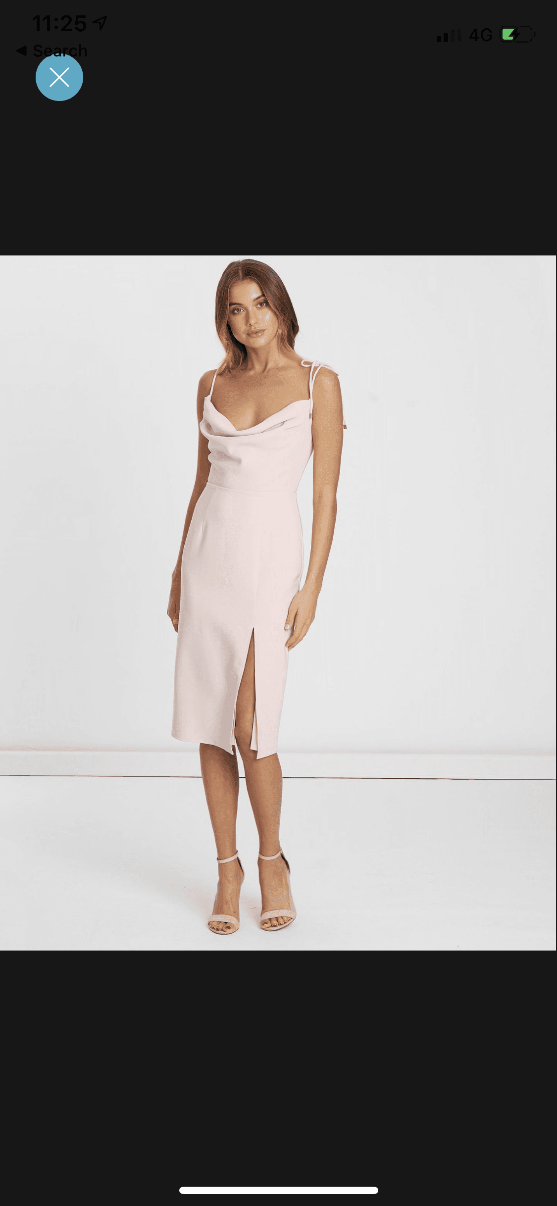 Chancery Sallie cowl neck dress pink size 8 photo 2