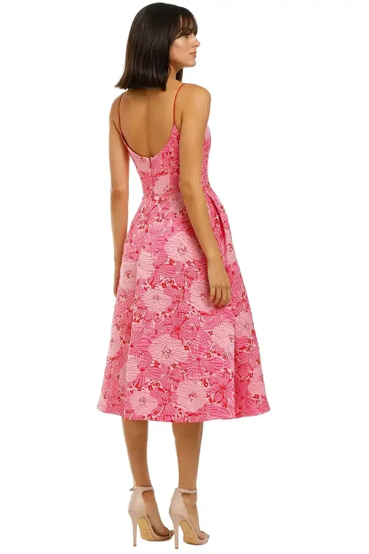 Love Honor Alexia Midi Pink Floral Size AU 10 photo 3