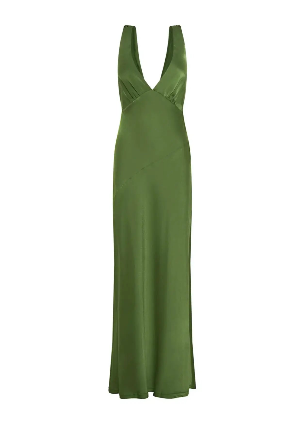 Meshki Nadia Satin Maxi Dress Green Size S / AU 8 photo 4