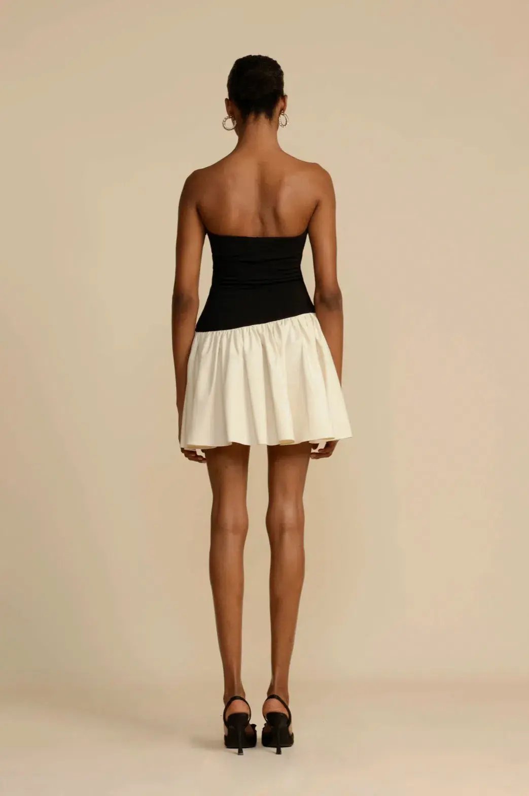 Arcina Ori Celine Mini Dress Black/White Size AU 6 photo 2