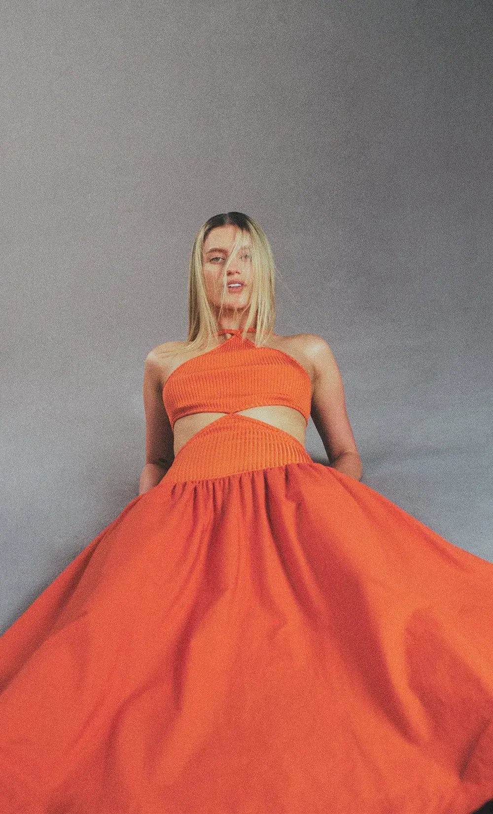 Bec and Bridge Ula Cut Out Maxi Dress Orange Size 8 photo 4