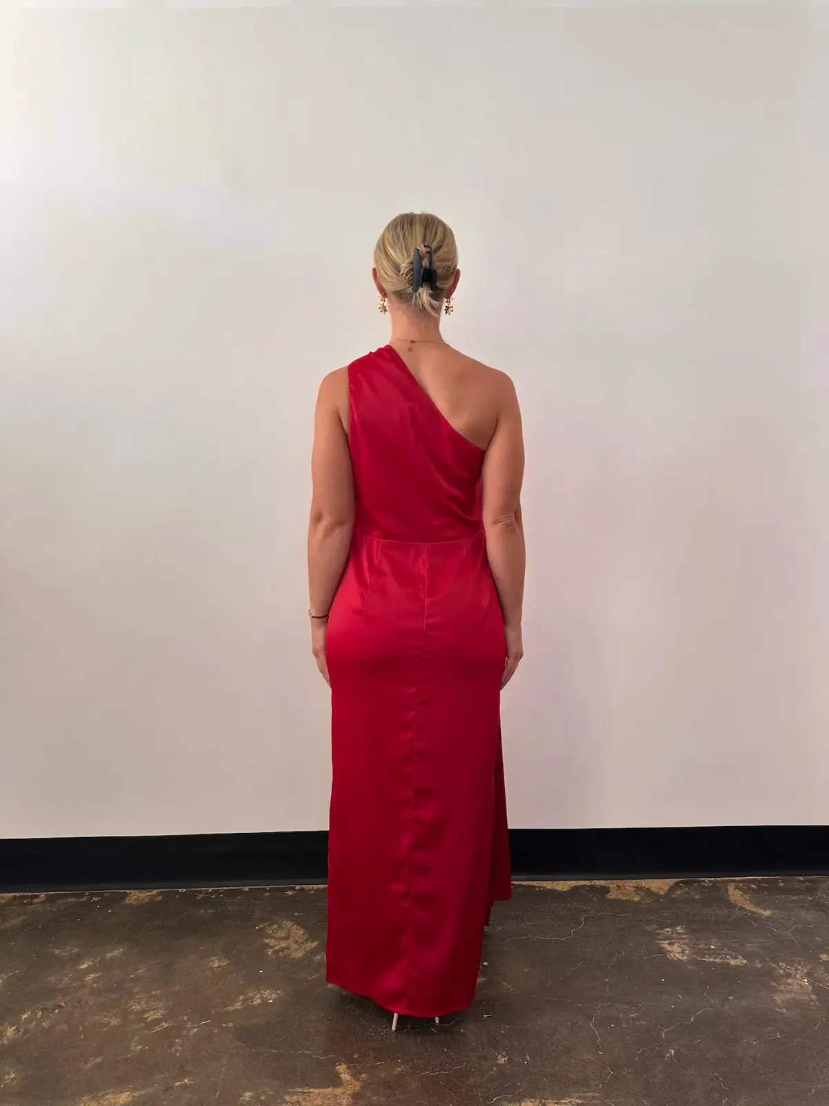 Elle Zeitoune Rhea Maxi Gown in Wine Size AU 14 photo 2