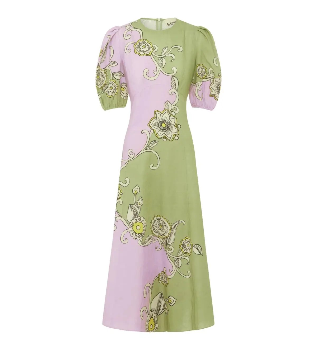 Alemais Sora Midi Dress Multi Floral Size AU 10 photo 5