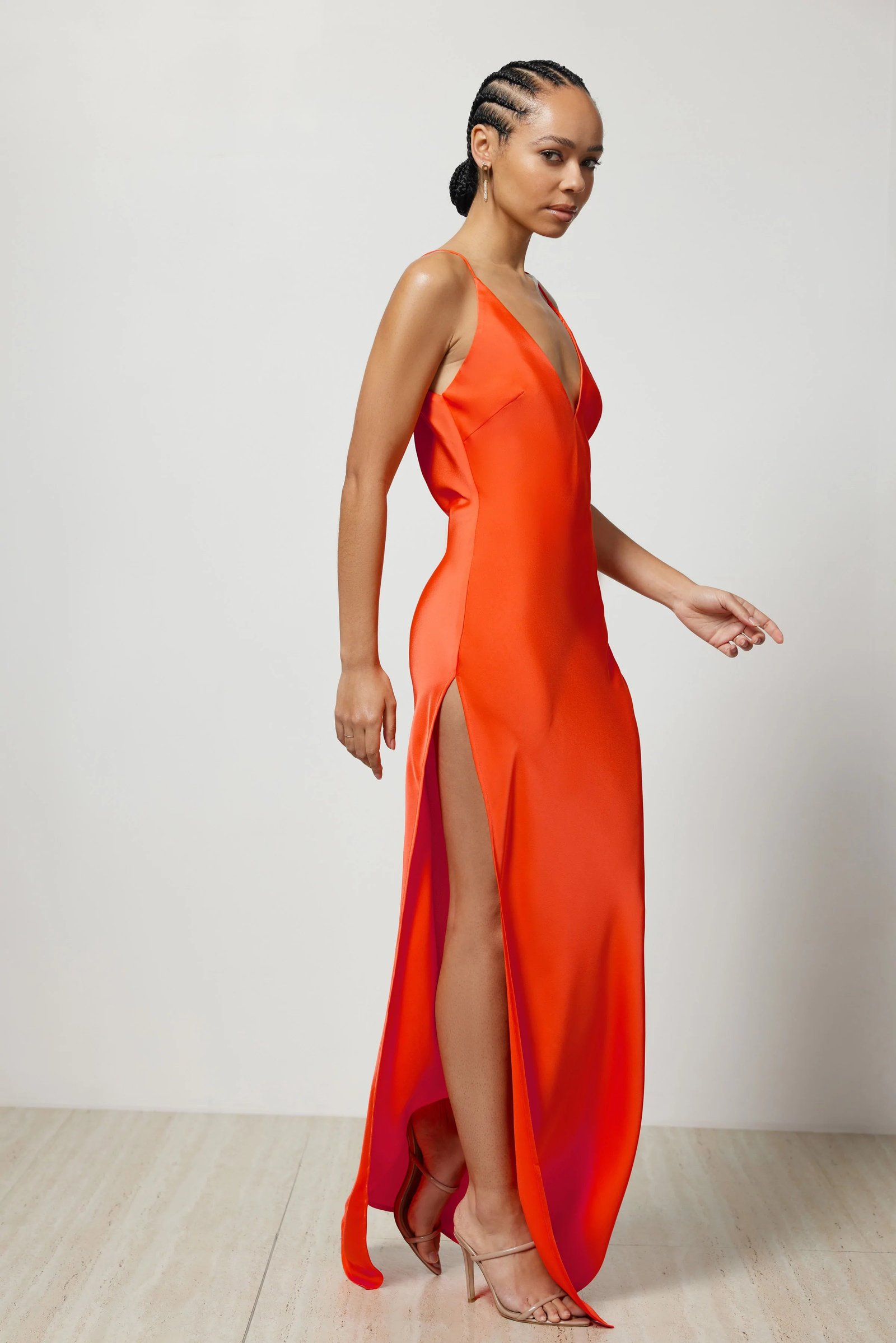 LEXI GAIA DRESS - TANGELO photo 6