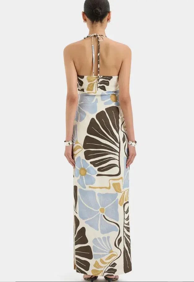 Sir Lola Pleated Midi Dress Size 10 photo 3