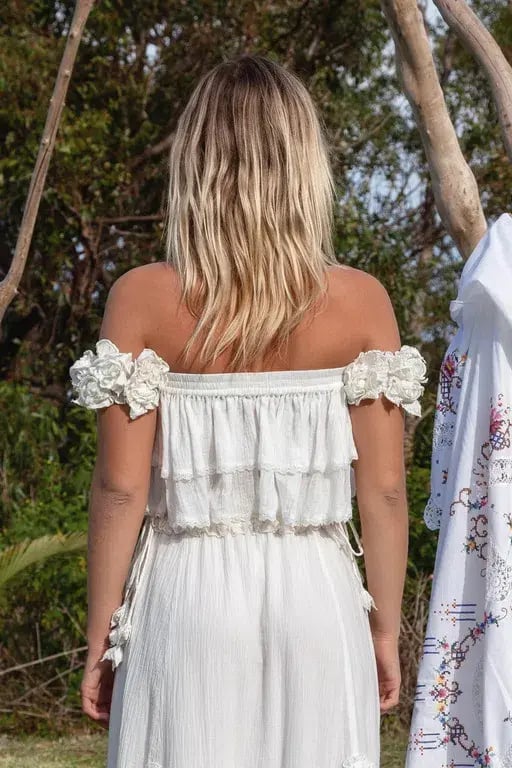 Fillyboo Buttercup Crop Top White Size AU 8 photo 3