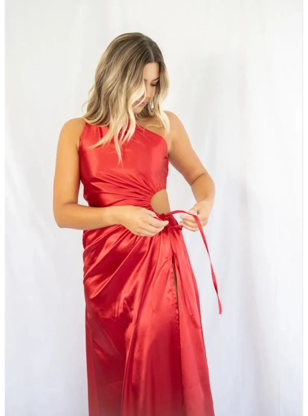 Sonya Moda Nour Red Maxi Dress Red Size AU 8 photo 3