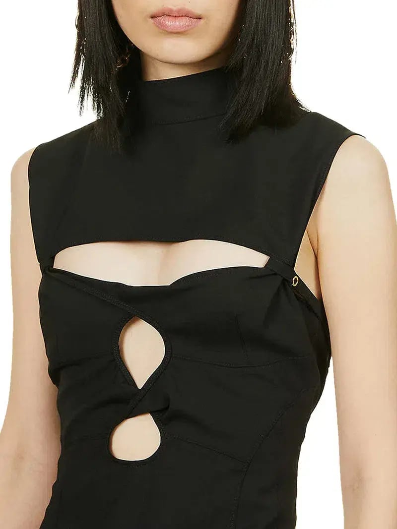 Jacquemus La Robe Palmi Maxi Dress Black Size 38 photo 2