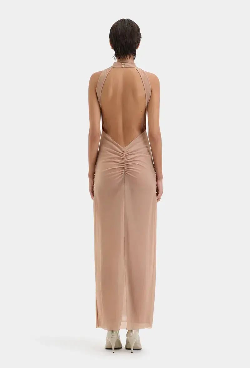 Sir the Label Ruby Open Back Gown Light Tan Size AU 8 photo 2