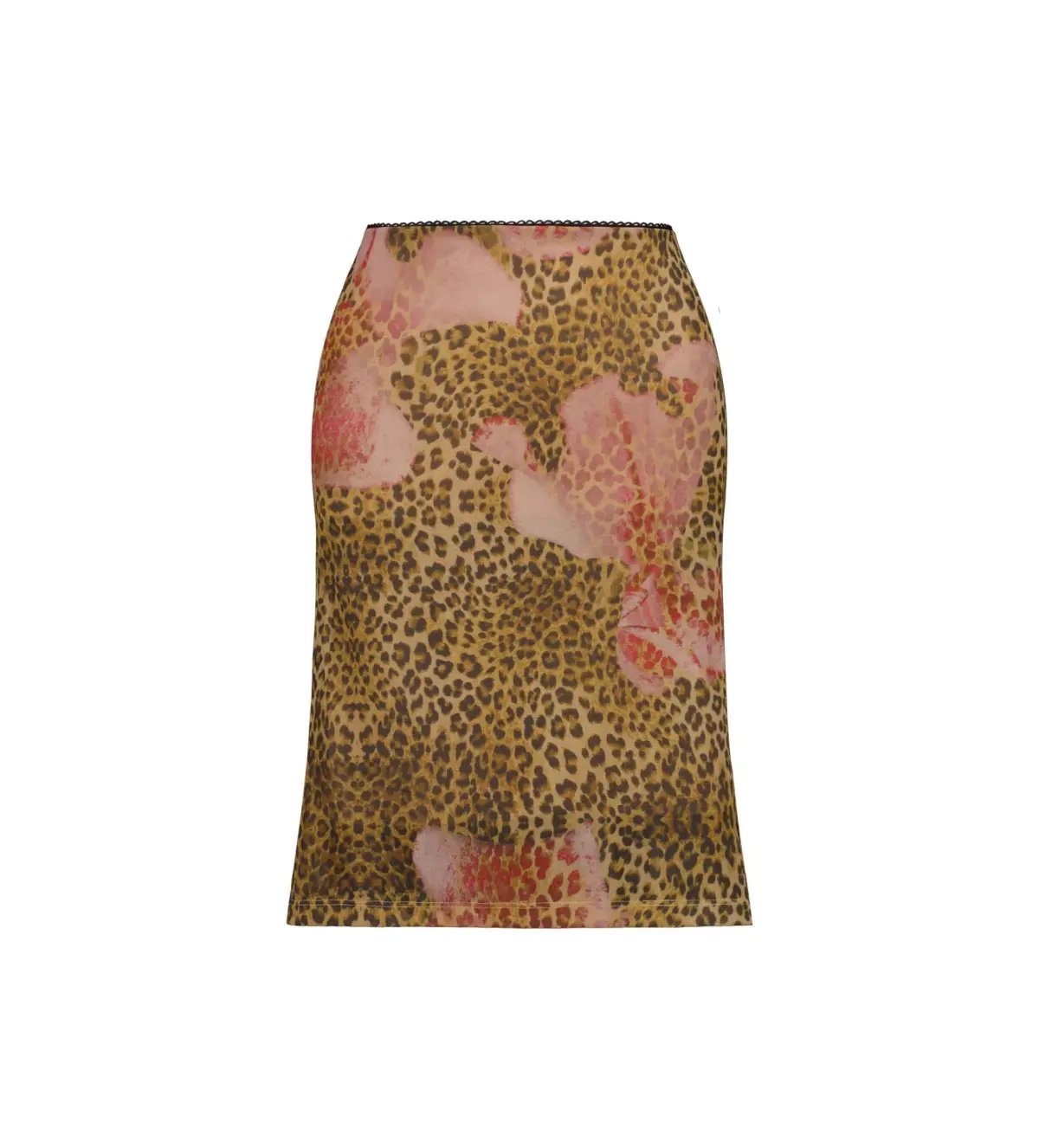 With Harper Lu Camisole and Midi Skirt Mesh Leopard Set Size S/AU 8 photo 7