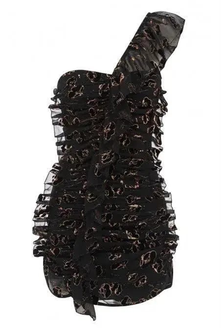 Alice McCall Hometown Girl Mini Dress Black/Floral Size 6 photo 6