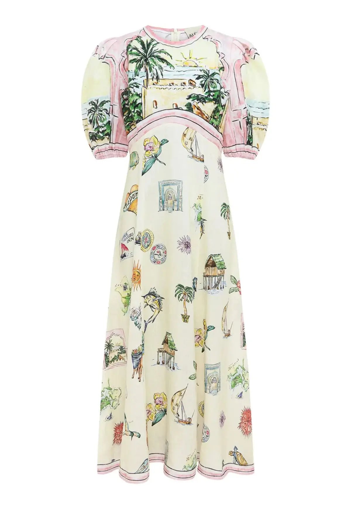 Alemais Sunset Midi Dress Multi Size 10 photo 3