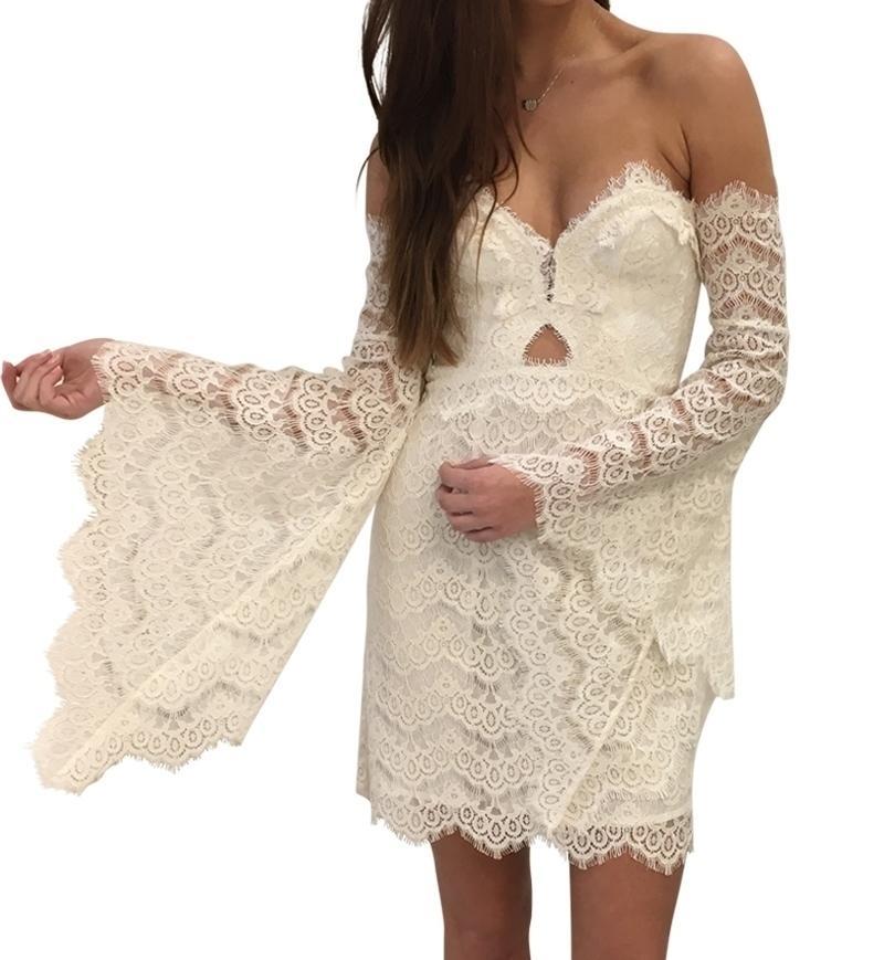 Thurley Love Lost Cream Dress Sz 8 photo 2