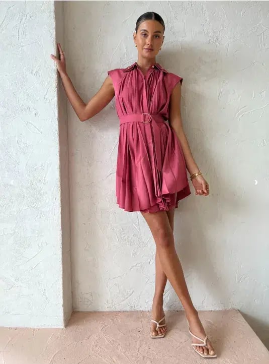 Acler Seymour Dress Dusty Pink Size 6 photo 4