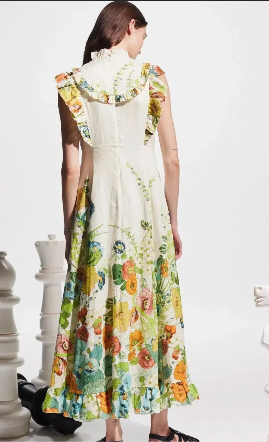 Alemais - Constance Midi Dress - Size 12 photo 3
